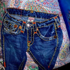 True Religion Women’s Joey Super T Blue Jeans size 24